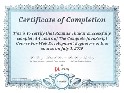 Complete JavaScript Course