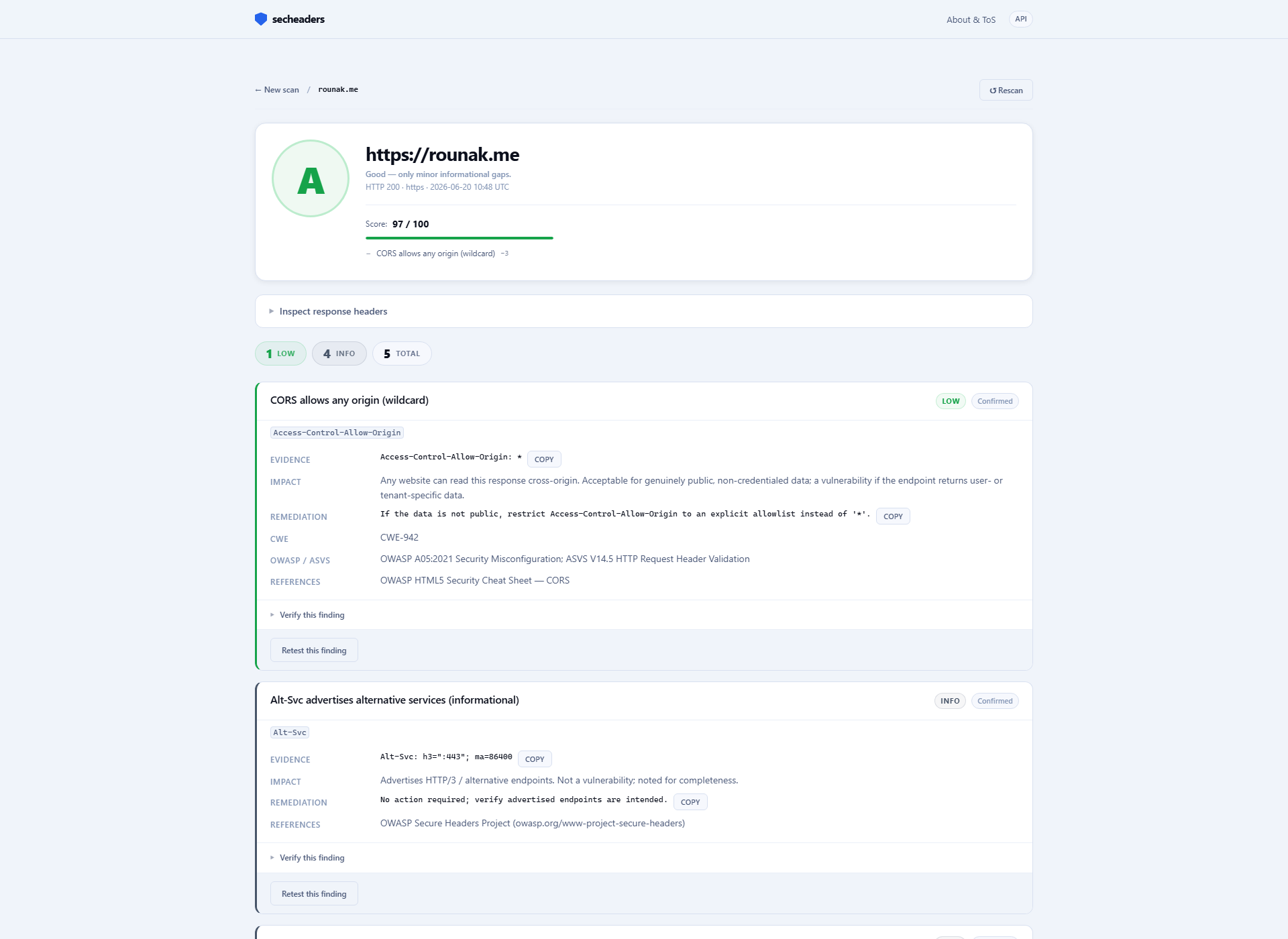 Report, light theme (follows system color-scheme)